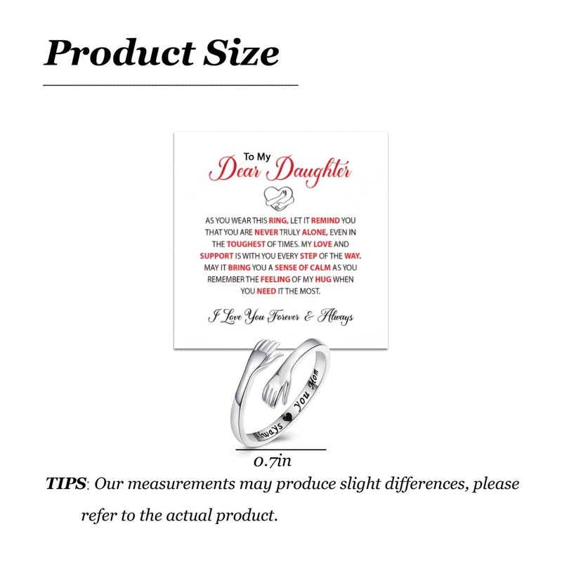 Roe Dolph Christmas Holiday Ring for Women, Christmas Outfit Accessories,