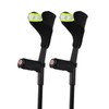 Forearm Pad and Grip Covers for Crutches with Open Cuff,