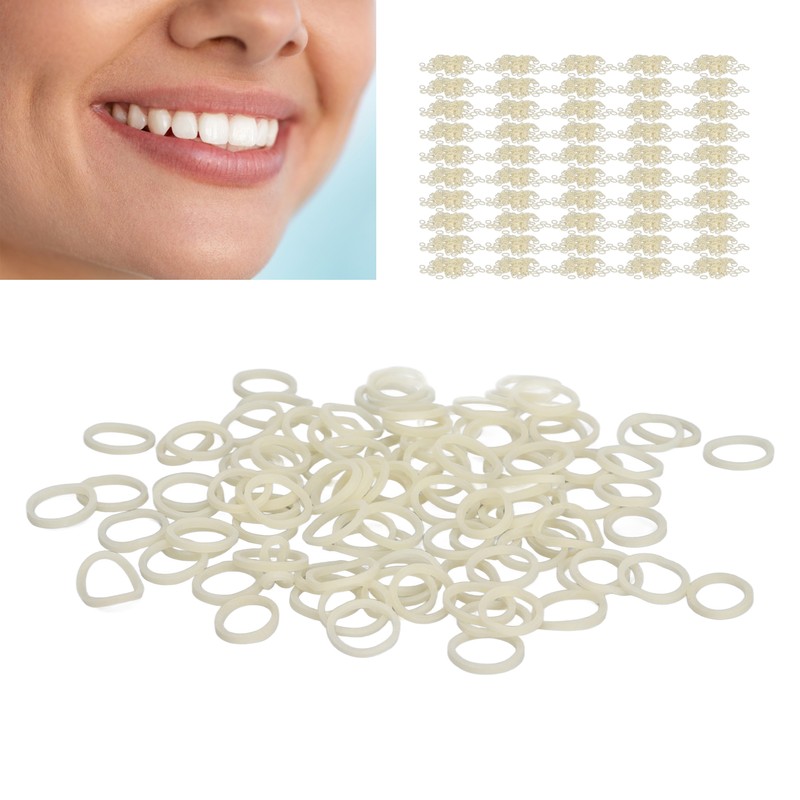 5000pcs 5/16 Inch 5.0oz Orthodontic Elastics Professional Portable Dental Rubber
