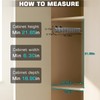 Sliding Tie Racks, 18 Tie Hanger Pull Out Belt Rack