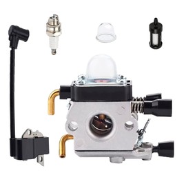 Jinerdony Carburetor Ignition Coil Spark Plug for Stihl FS75 FS80 FS85 FC85 HT70 HS75 Hl75 HT75 HS80 FS85 Carburetor Spark Plug Oil Filter