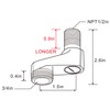 Aolemi Wall Mount 3-3/8 Inch Adapter Oil Rubbed Bronze Claw