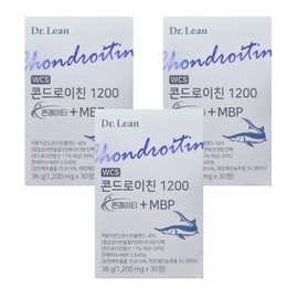 Dr.Lin Chondroitin 1200 Conrate + MBP 1200mg x 30 tablets 3 boxes VKS / 닥터린 콘드로이친 1200 콘레이티 + MBP 1200mg x 30정 3박스 VKS