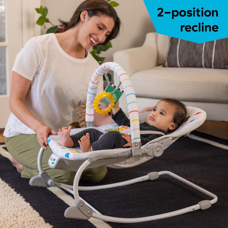 Baby Einstein Deans Discovery Spot Musical Infant to Toddler Rocker,