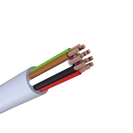 WITTKOWARE LiYY 12 x 0.25 mm² Electronic Control Cable without Shielding, Copper, Grey Sheath, Sold by the Metre