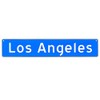 Los Angeles CA Metal Highway Street Sign US Made Bar