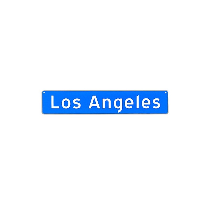 Los Angeles CA Metal Highway Street Sign US Made Bar