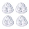 Self-Adhesive Furniture Caster Wheels – Stainless Steel 360° Swivel Rollers