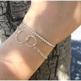 EFYTAL 15th Birthday Gifts for Her, 925 Sterling Silver Bracelet, 15 Beads for 15 Year Old, Quinceanera Gift