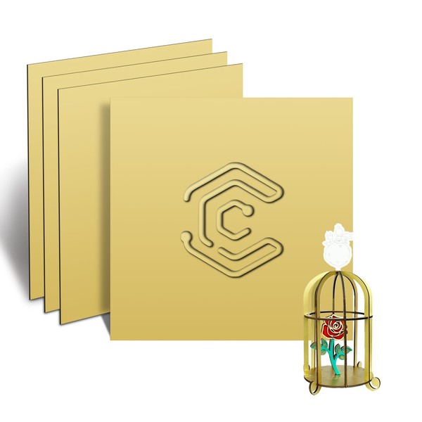 Creatorally Coloured Plywood Board, 3 mm, Linde Wood for Laser