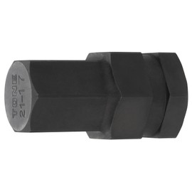 TONE BIT21-17 Impact Hexagon Bit (Replacement), Insertion Square Bit 0.8 inches (21 mm), Double Side Width 0.7 inches (17 mm)