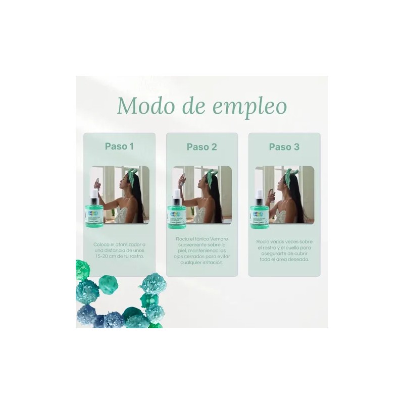 Tónico Facial De Células Madre Vemare Rejuvenecedor 100ml