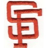 San Francisco Giants SF Letters Embroidered Iron On Patch *New* #313