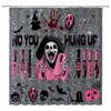 Halloween Shower Curtain Scary Face Funny Ghost Gothic Spooky Party
