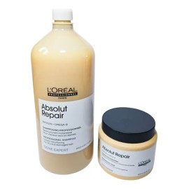 Loreal Absolut Repair Shampoo 1500ml + Mascarilla 500ml