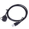 Waterproof USB Connector USB3.0 Female Male Meter Wire Plug Panel
