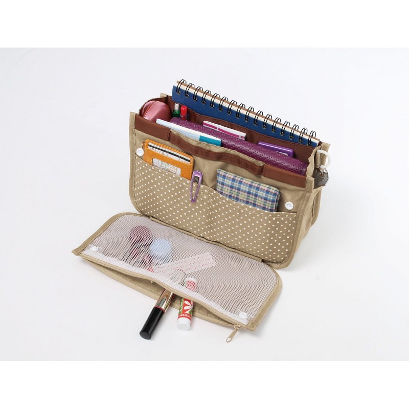 Cogit 12 Pocket Bag in Convenient Beige