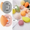 Caja de almacenamiento esponjas belleza silicona Fácil limpiar Portátil Diseño