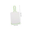 WOONEKY 2pcs Portable Plastic Chopping Boards with Handle Double Sided
