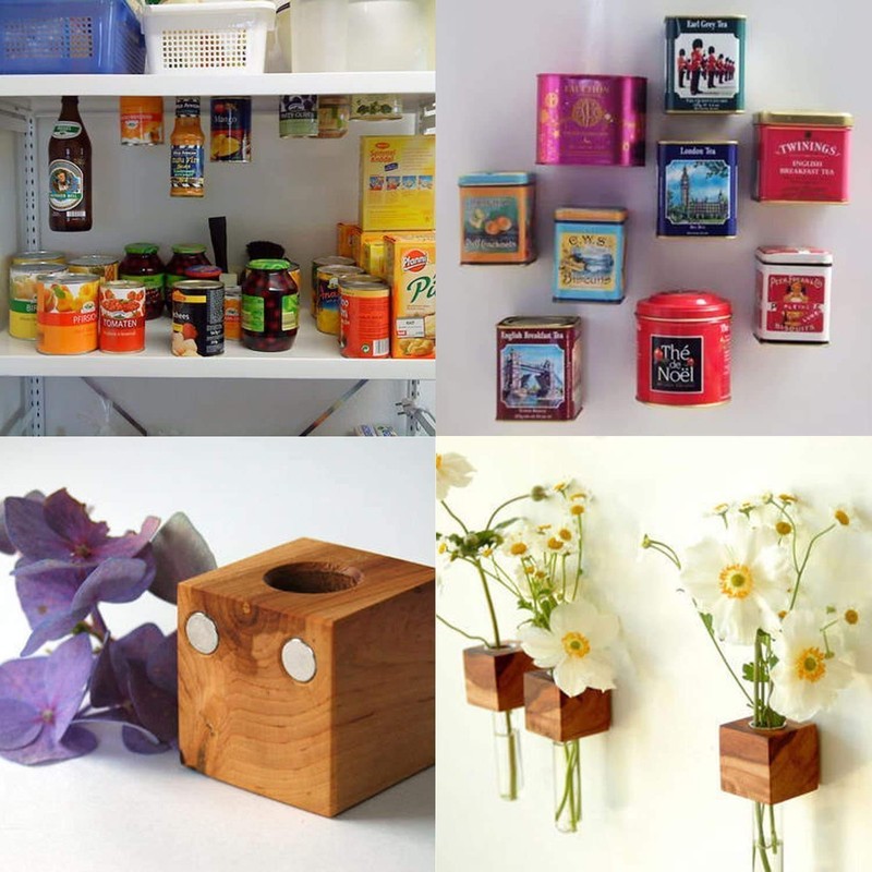 Strong Magnets 6mmX10mm-50pcs Magnets, Neodymium Magnets Refrigerator Magnets, Small Square