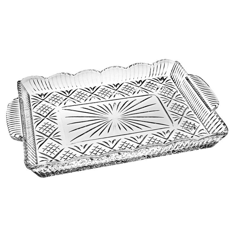 Godinger Dublin Serving Tray, Serving Platter, for Appetizers, Desserts, Snacks