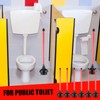 Domensi 6 Pcs Toilet Plunger Bulk Heavy Duty Rubber Plug