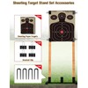 Koutemie Outdoor Shooting Target Stand with 10pcs 17x25 Inch Paper