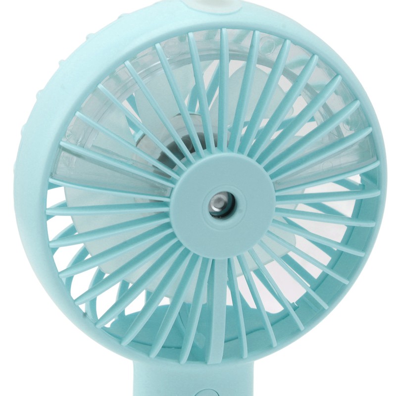Handheld Misting Fan Quiet 2000mAh 3 Wind Speed 2 Spray