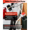 Saker Portable Fuel Pump, Automatic Fuel Transfer Pump with Auto-Stop,
