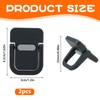 Apausvcm 2Pcs Keyboard Riser, Self-Adhesive Mini Keyboard Stand for Desk