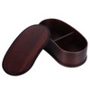 Portable Lunch Box Set Japanese Wooden Food Storage Container for