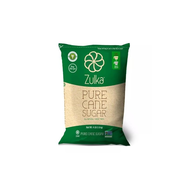 Zulka Morena 100% Pure Cane Sugar - NON-GMO All Natural