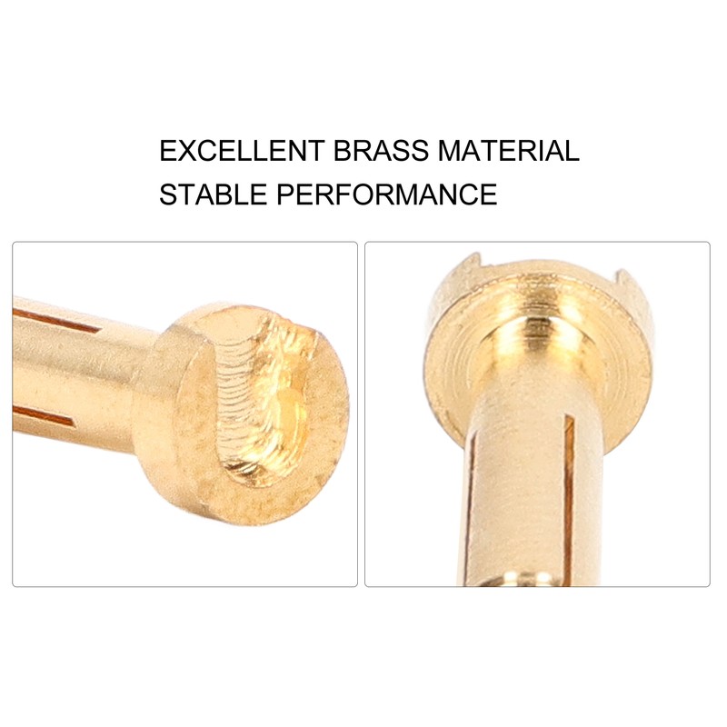 30Pcs Banana Plug Connectors Brass High Accuracy Standard RC Battery