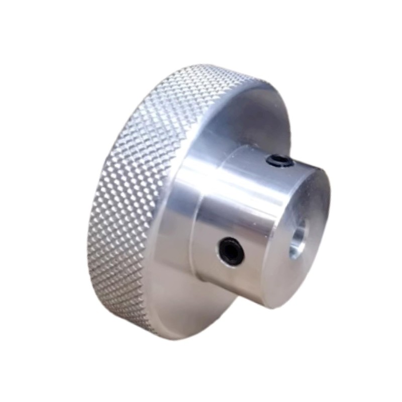 CHANCS Aluminum Alloy Handwheel Adjustment Knobs 80mm OD 14mm Bore
