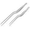 Luxshiny 2pcs Kitchen Tongs Precision Clamp Tip Fish Bone Clamp