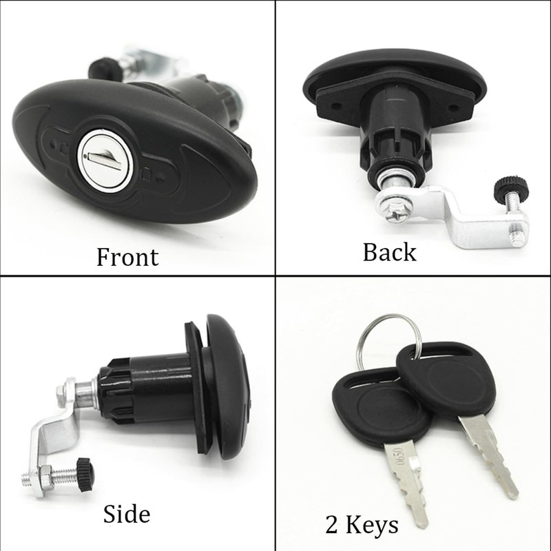RV Lock,T-Handle Lock Kit with Keys,Motorhome Locks Garage Door Lock