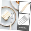 Gatuida 1 Set Stainless Steel Dinnerware Set Cutlery Kit with
