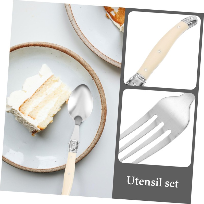 Gatuida 1 Set Stainless Steel Dinnerware Set Cutlery Kit with
