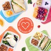 Bentgo Easyboxes - Original Stackable Lunch Boxes - Reusable 3-Compartment