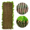 86 York Expandable Fence Privacy Screen Faux Ivy Decorative for