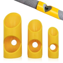 VYIBPDY Pipe Insulation Template, Foam Pipe Cutter, Three Tube Insulation, Cutting Tool, Foam Pipe Insulation, Cutting Device in 3 Modes, for Pipe Insulation In, A, a