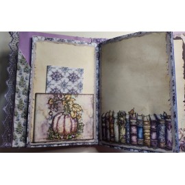 Handmade Junk Journal Handmade "THE WITCH NEXT DOOR" Customizeable W/60 Pcs of Ephemera!