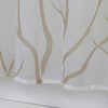 ESLIR Modern Bistro Curtain, Kitchen Curtains, Transparent Curtains with Loops,