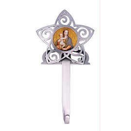 Pewter Swirl Star Photo Frame Christmas Stocking Holder MADE in USA