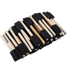 Juego de brochas de esponja para pintar, brochas de espuma, brochas de espuma reutilizables, proyectos escolares, pasatiempos para proyectos de bricolaje, clases de arte