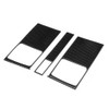 3Pcs Center Console Air Vent Cover Frame Carbon Fiber Outlet