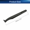 Auniwaig 5pcs Precision Plastic Tweezers, Curved Tip Anti-Static Tweezers for
