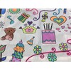 Birthday/Celebration Design – XL Rectangle Tablecloth 60”X102” - Interactive Coloring