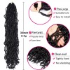 Nescorner Soft New Faux Locs Super Long Goddess Crochet Hair