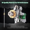 Zeinlenx HVLP Spray Gun With 10Pcs 600ML Disposable Paint Cups,